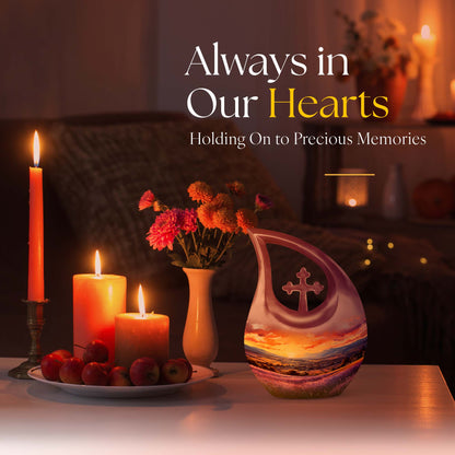Aluminium Sunset Memorial Urn