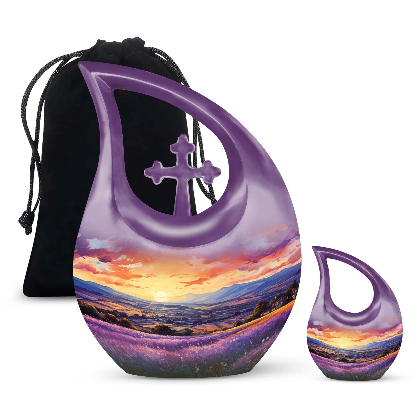 Aluminium Sunset Memorial Urn