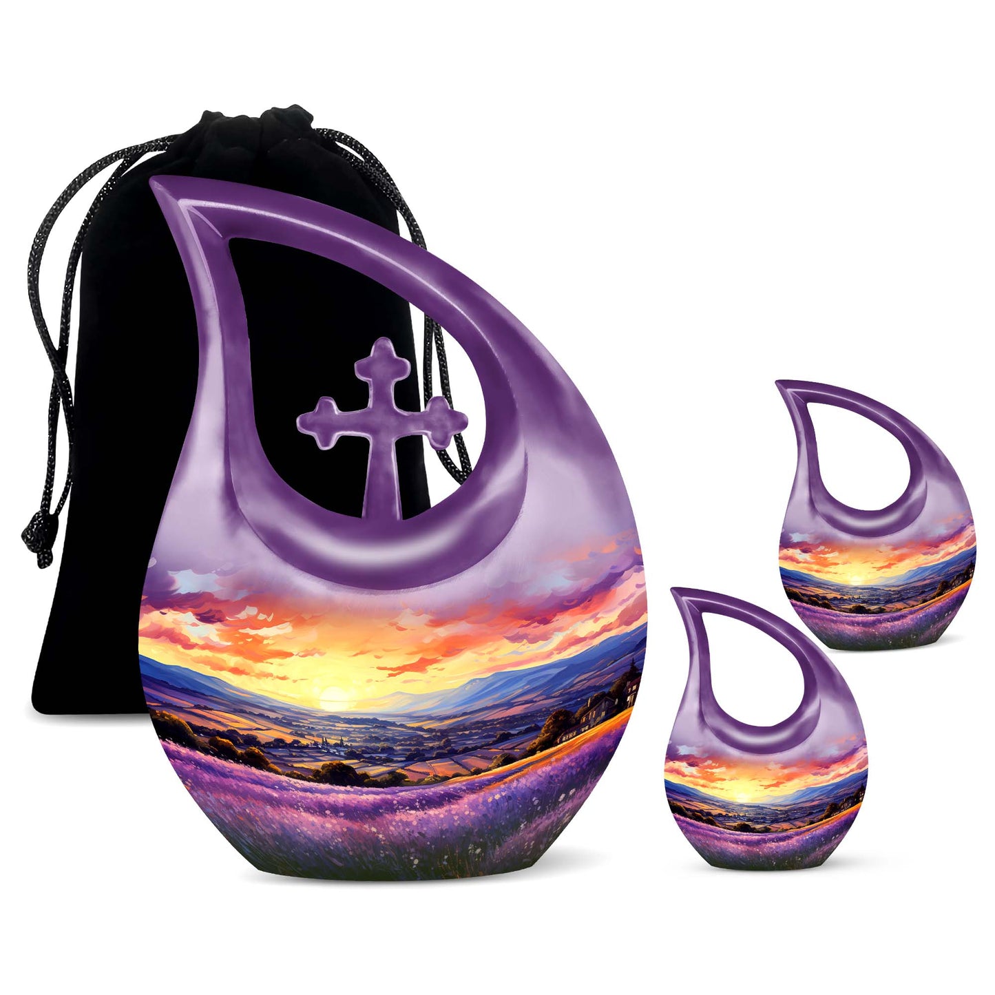 Aluminium Sunset Memorial Urn