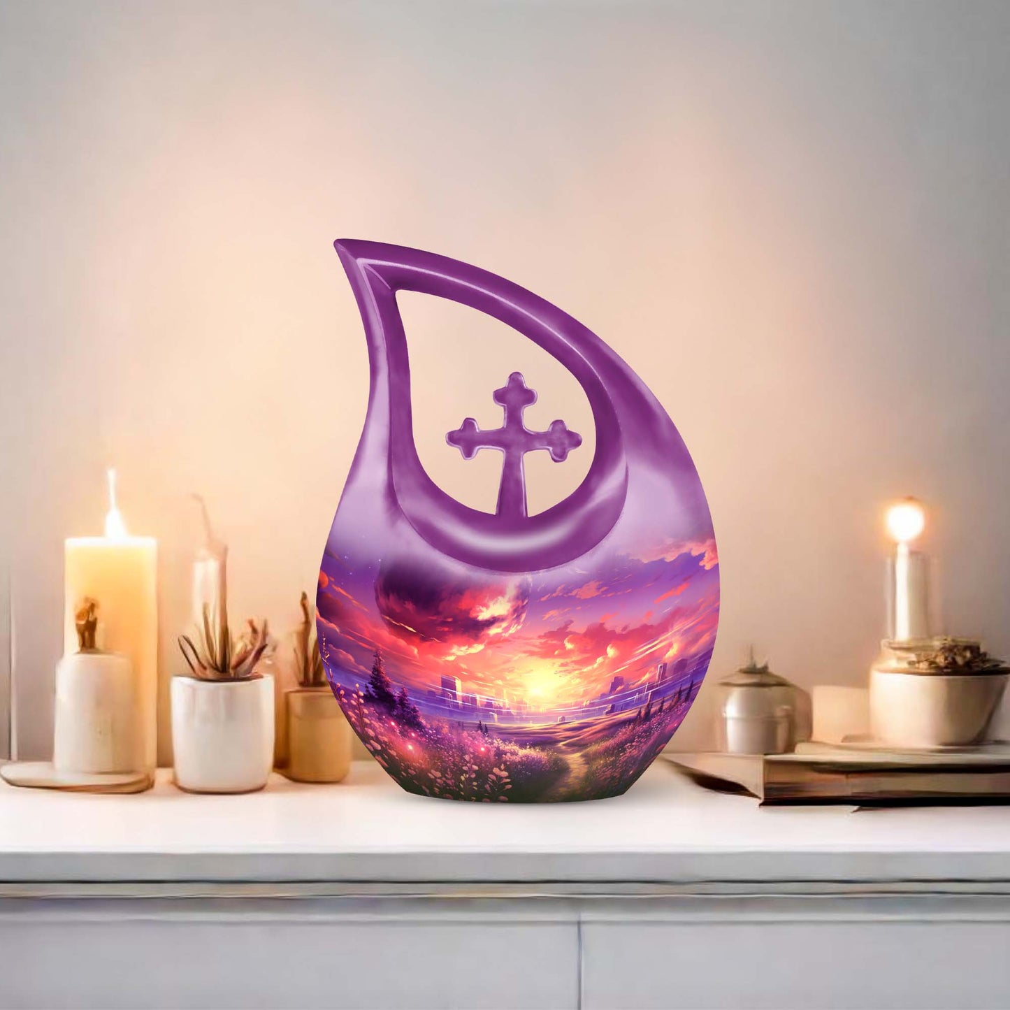 Aluminium Modern Urn
