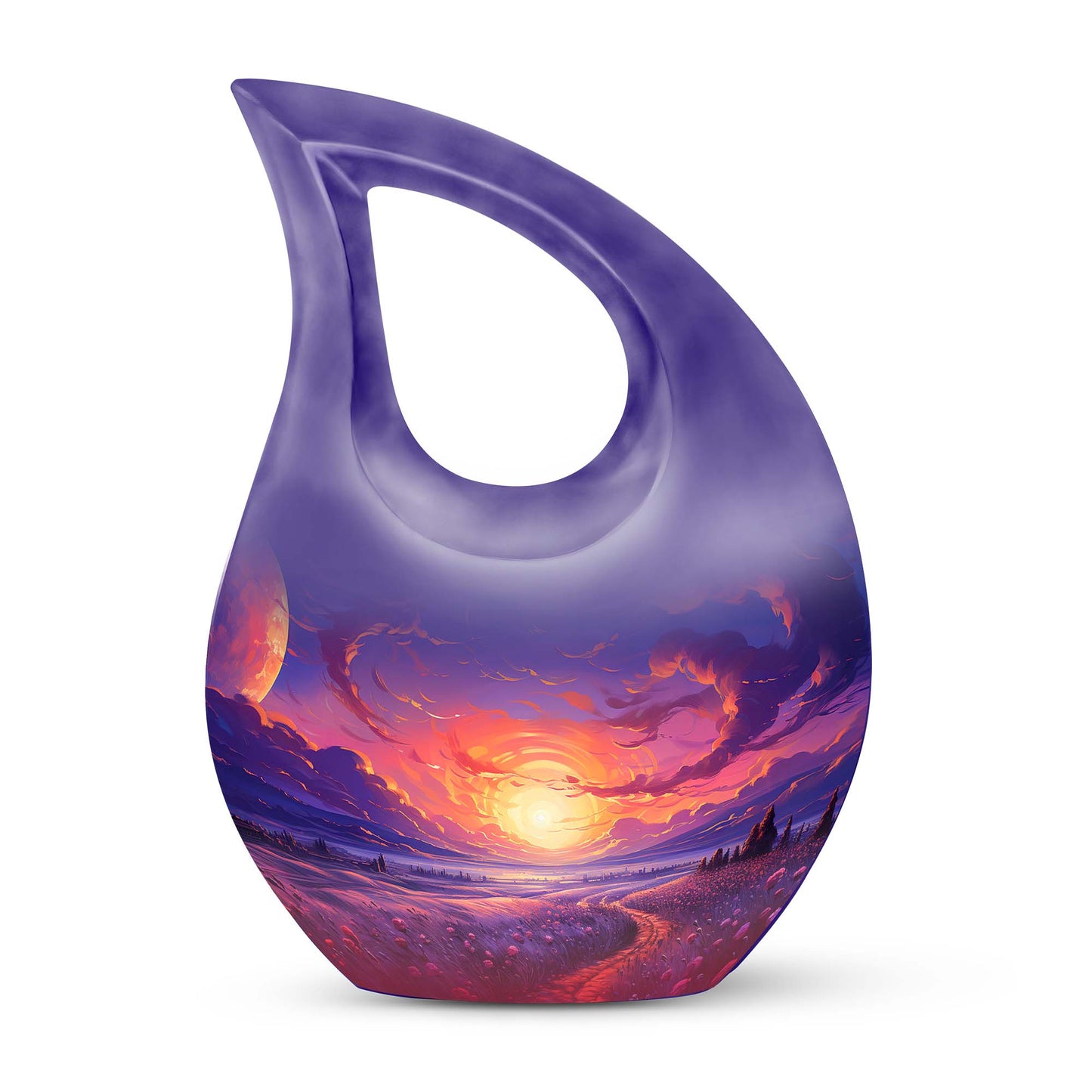 Majestic Mauve Moonrise Urn