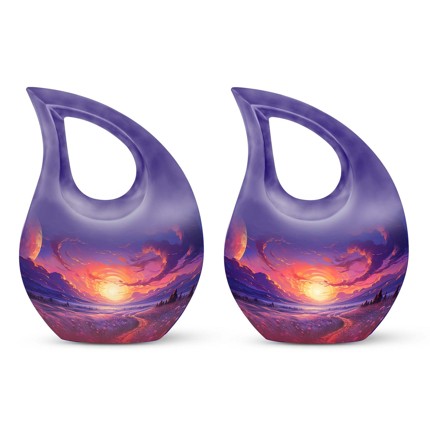 Majestic Mauve Moonrise Urn