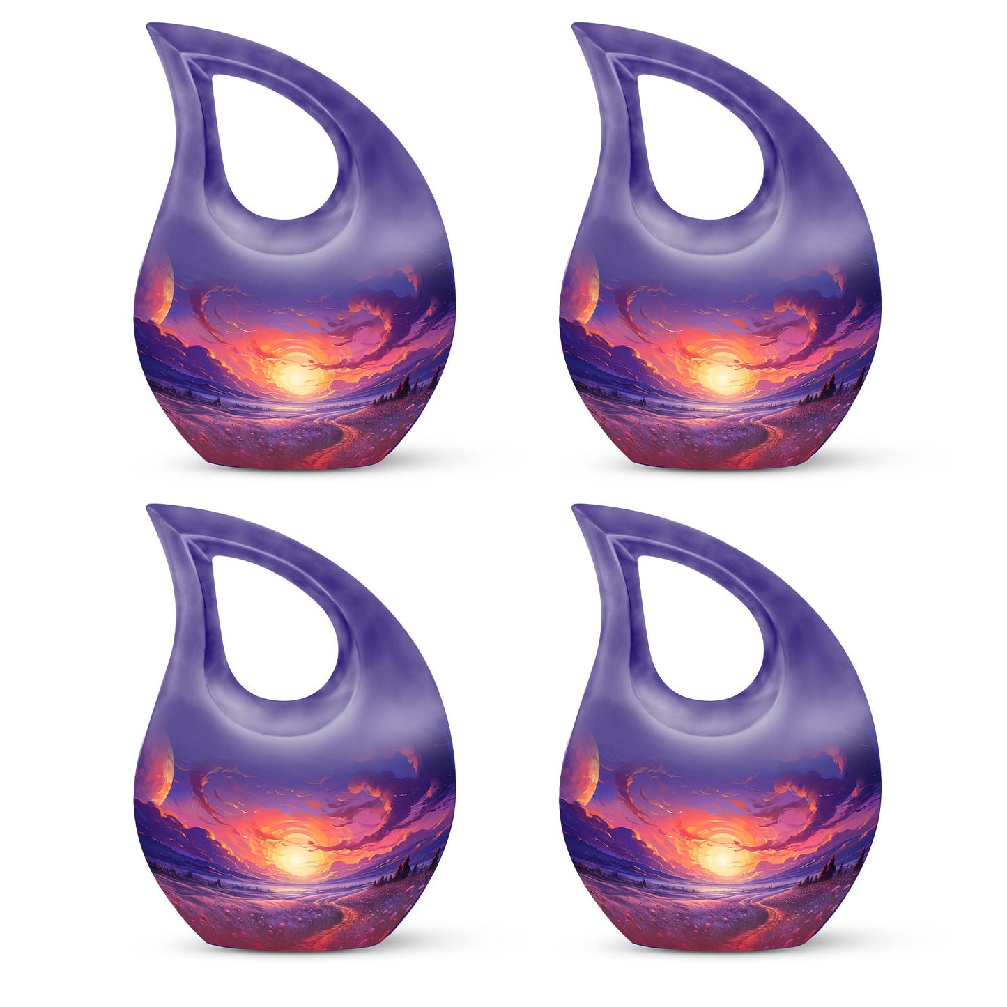 Majestic Mauve Moonrise Urn
