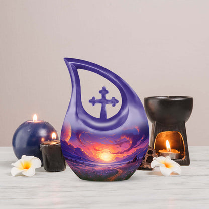 Majestic Mauve Moonrise Urn