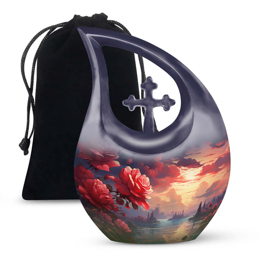 Crimson Twilight on Urn