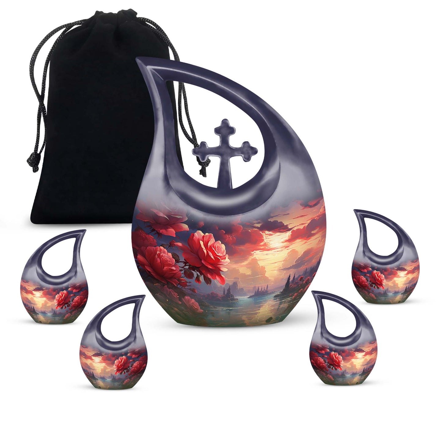 Crimson Twilight on Urn