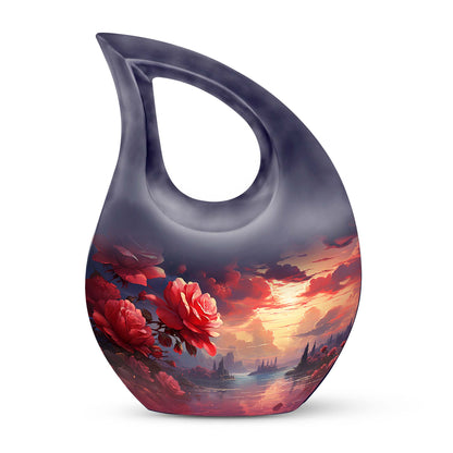 Crimson Twilight on Urn