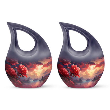 Crimson Twilight on Urn