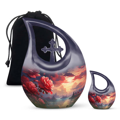 Crimson Twilight on Urn