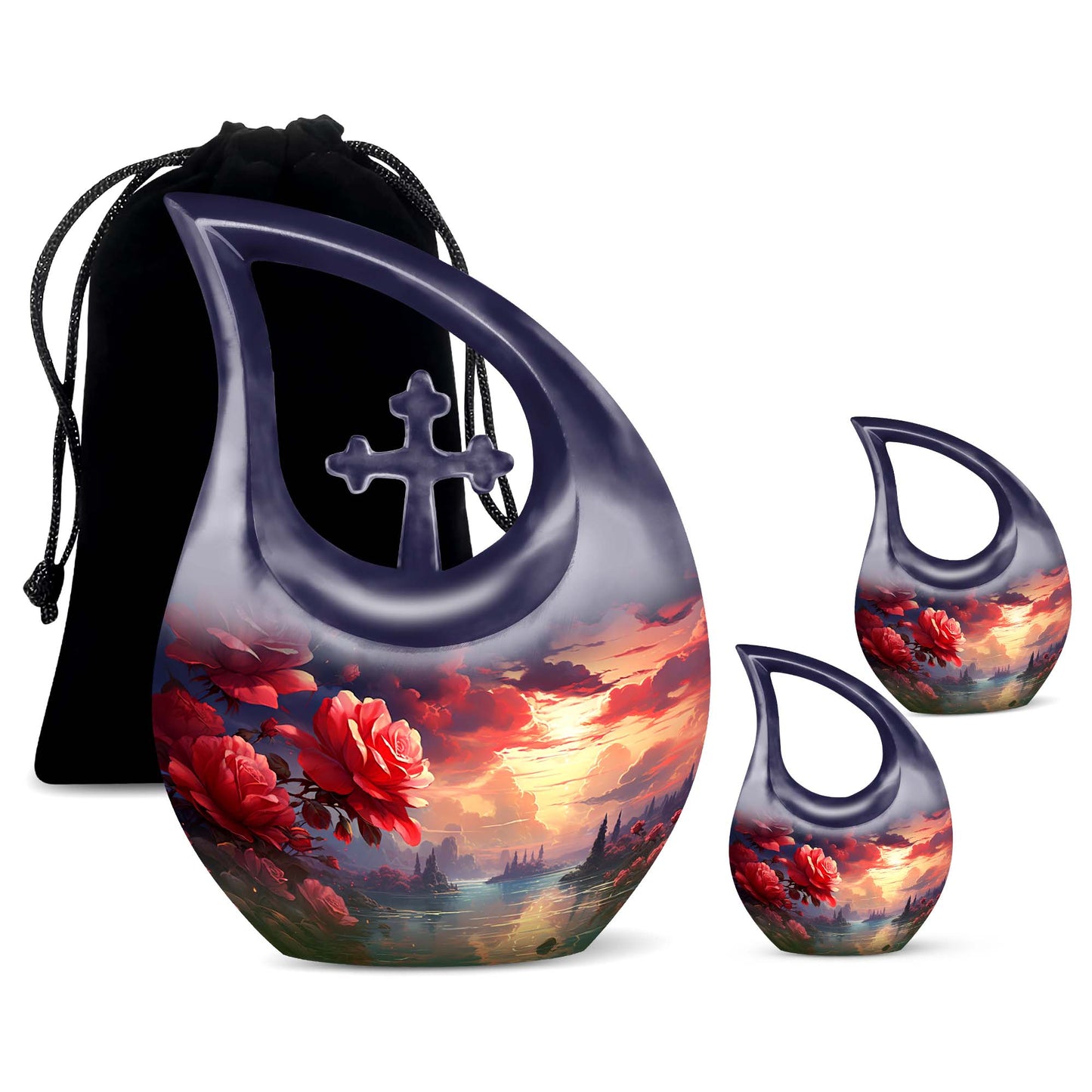 Crimson Twilight on Urn