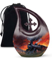 Fiery Sunset Express Urn