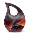 Fiery Sunset Express Urn