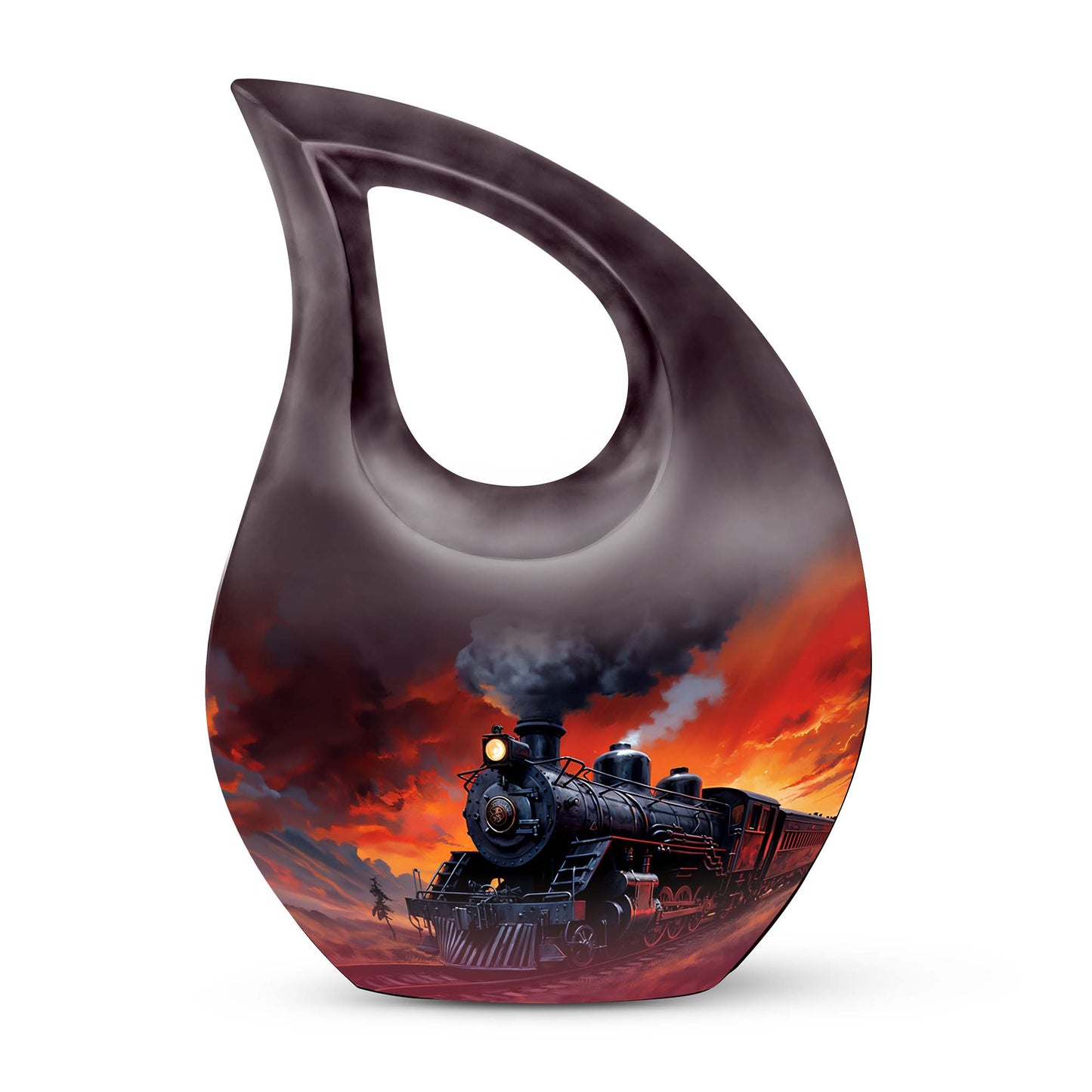 Fiery Sunset Express Urn