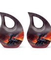 Fiery Sunset Express Urn