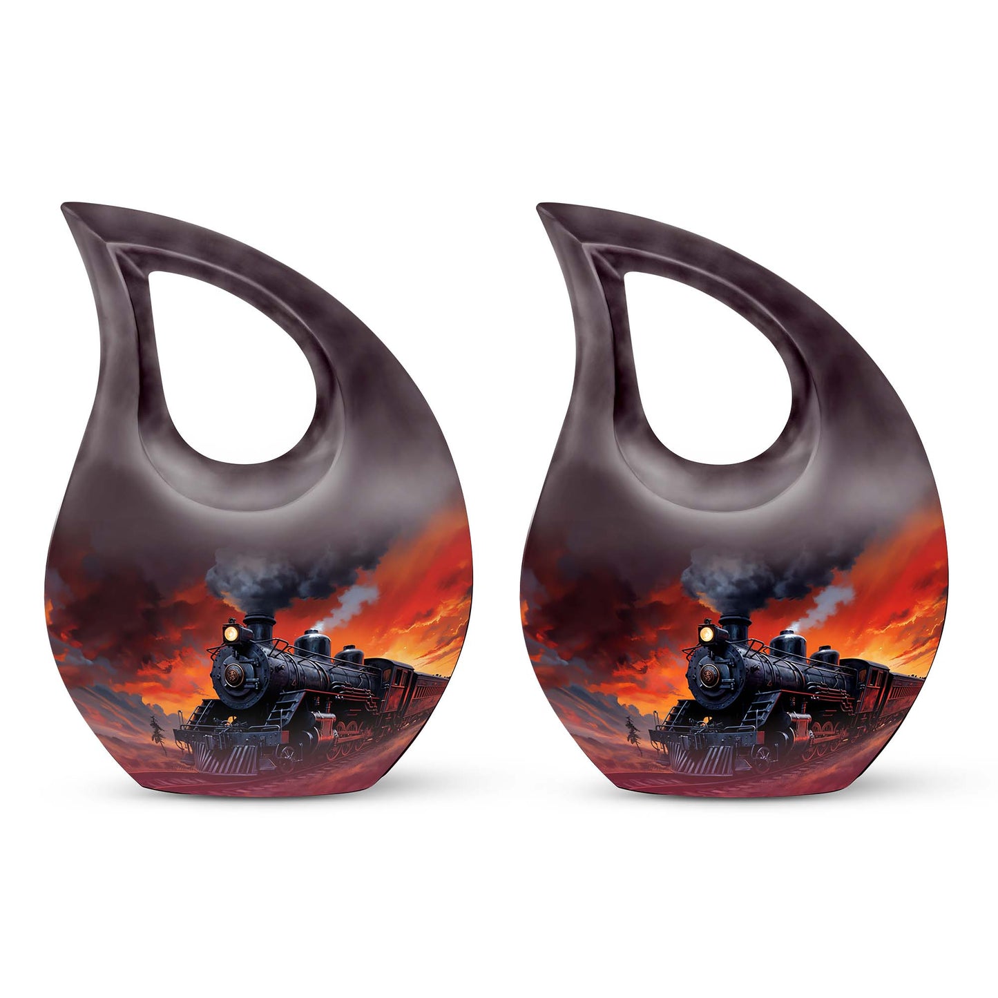 Fiery Sunset Express Urn