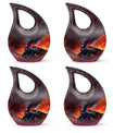 Fiery Sunset Express Urn