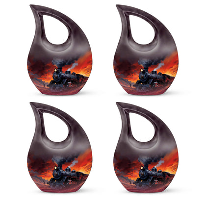 Fiery Sunset Express Urn