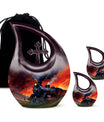 Fiery Sunset Express Urn