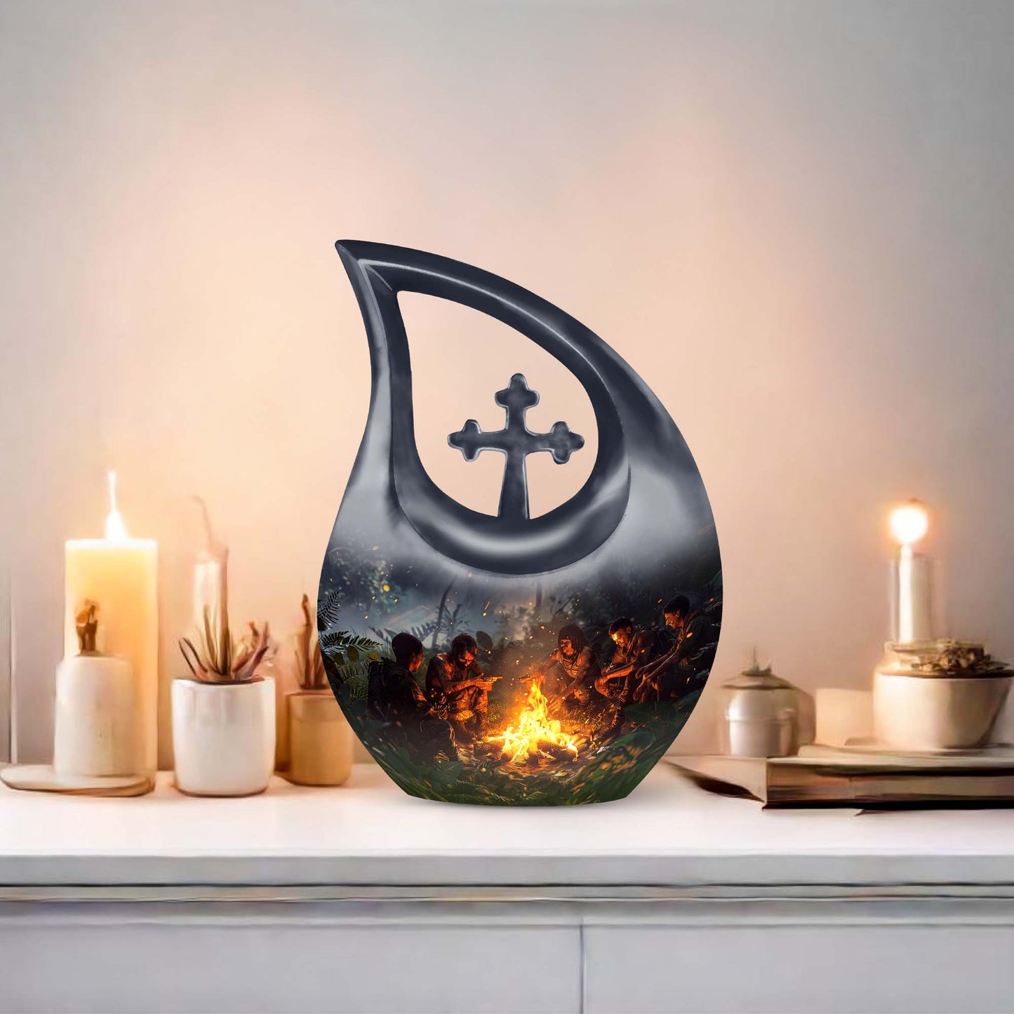 Survivors' Campfire in Urn