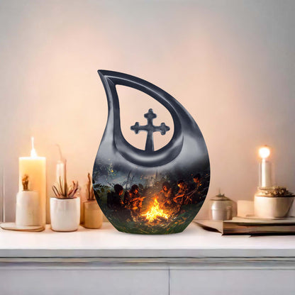 Survivors' Campfire in Urn