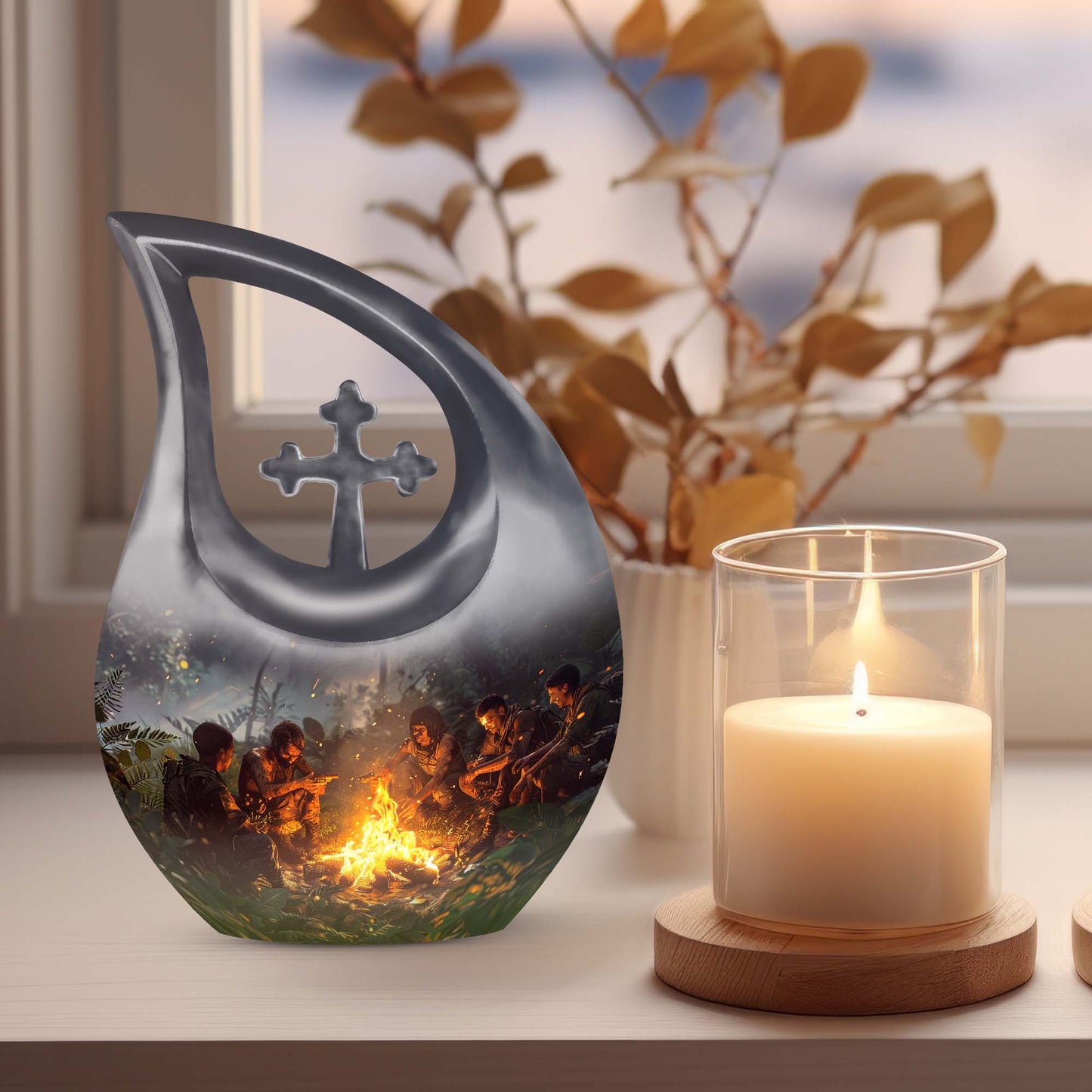 Survivors' Campfire in Urn