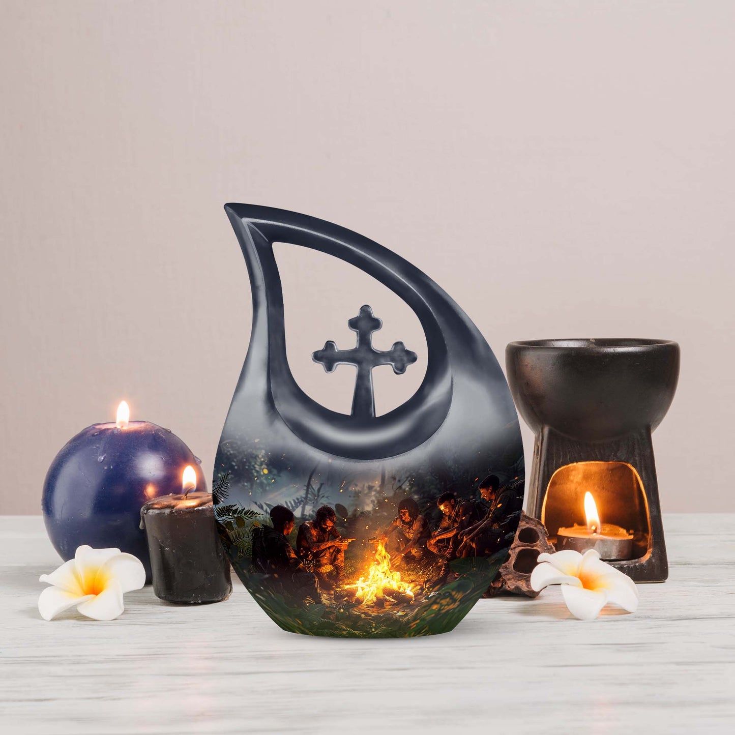 Survivors' Campfire in Urn