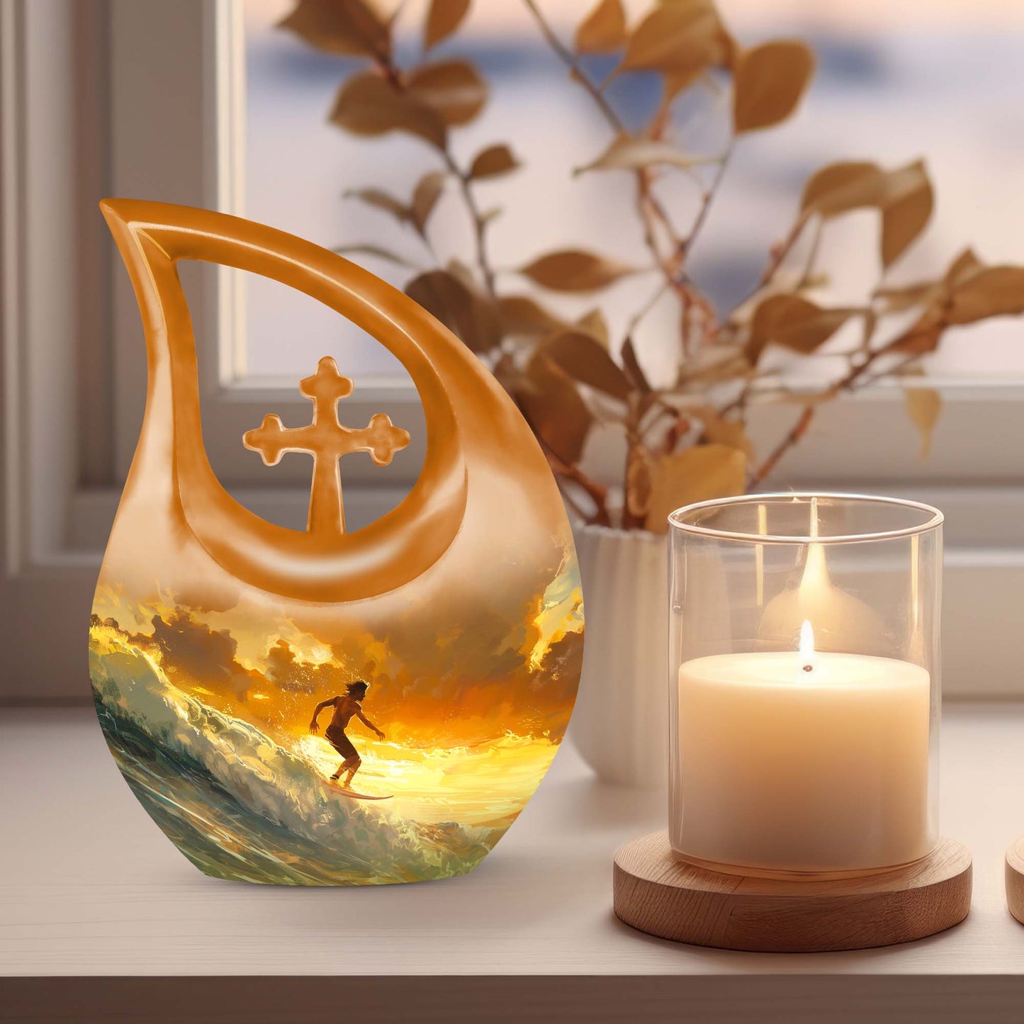 Golden Hour Glide Urn for ashes