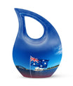 Large 10-Inch Australian Flag urn