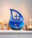 Large 10-Inch Australian Flag urn