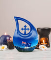 Large 10-Inch Australian Flag urn
