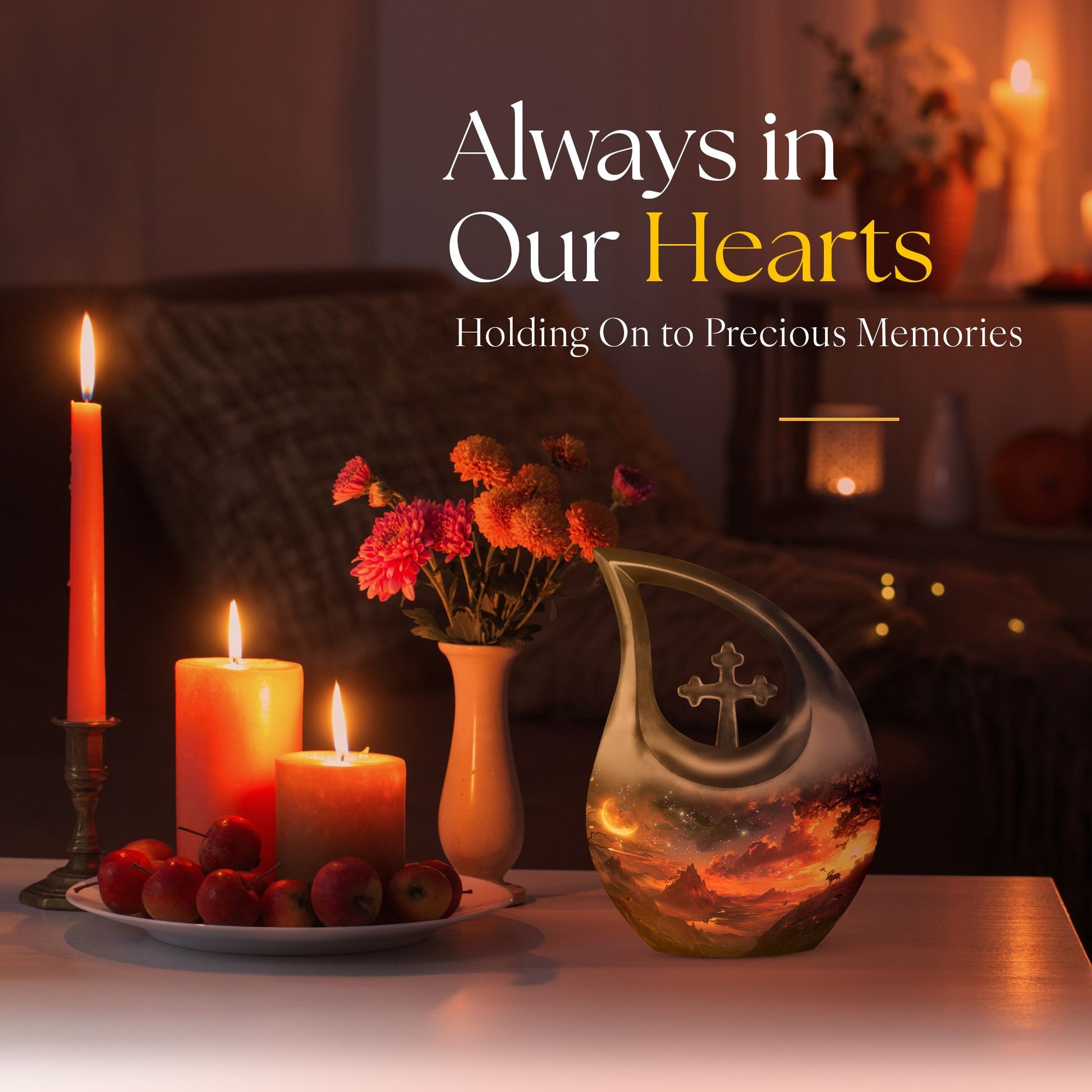 Moonglow Over Mystic Large Urn