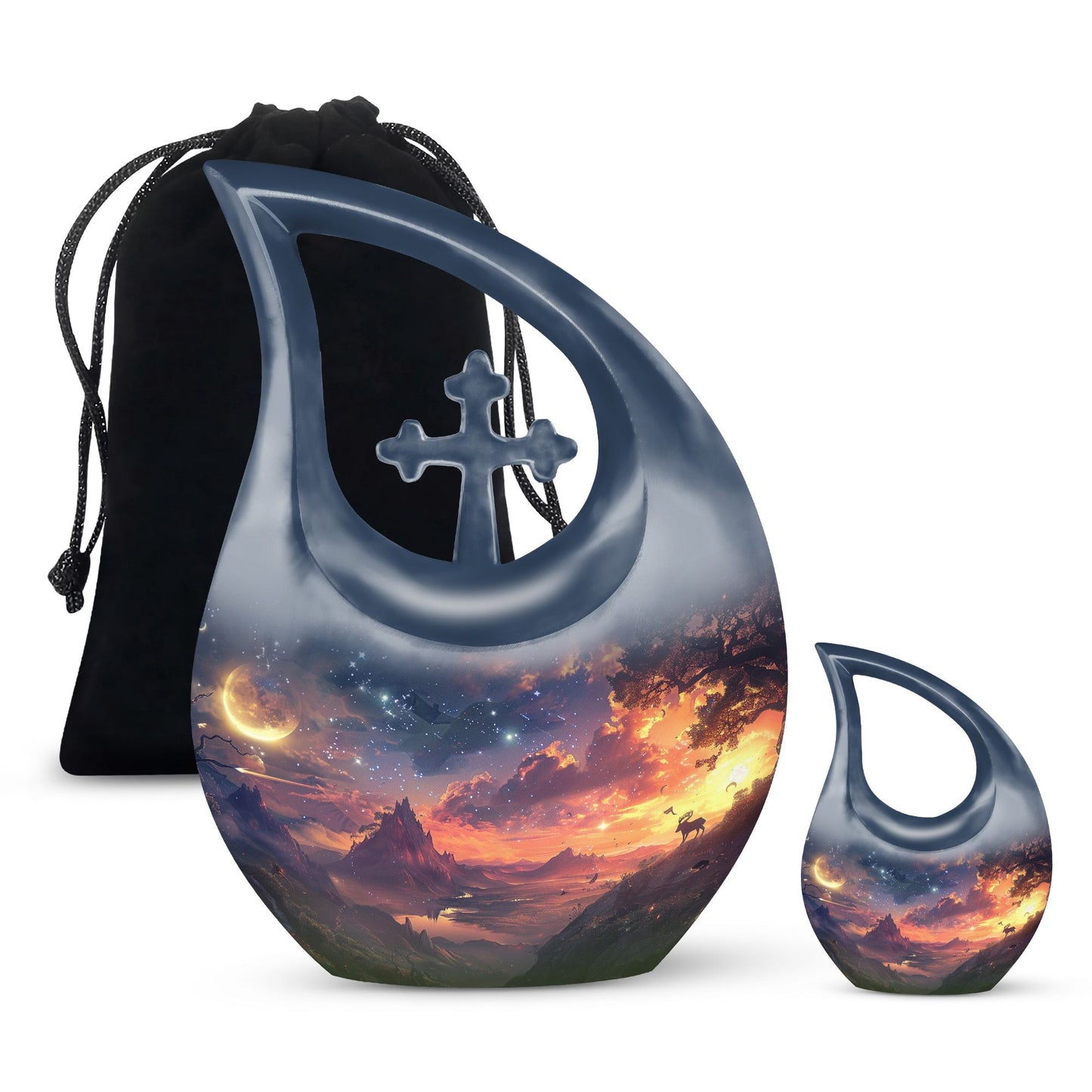 Moonglow Over Mystic Large Urn