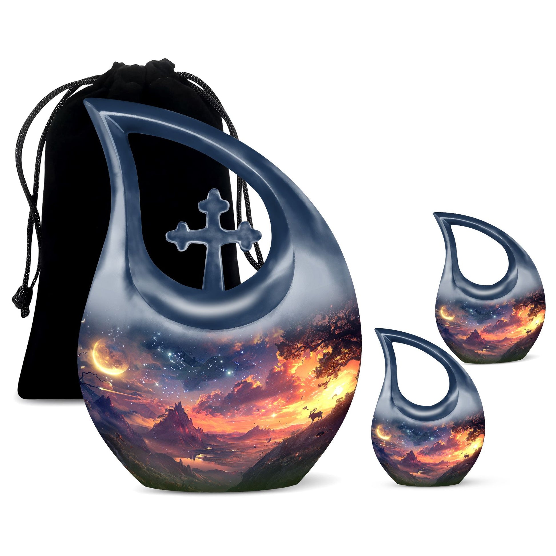 Moonglow Over Mystic Large Urn