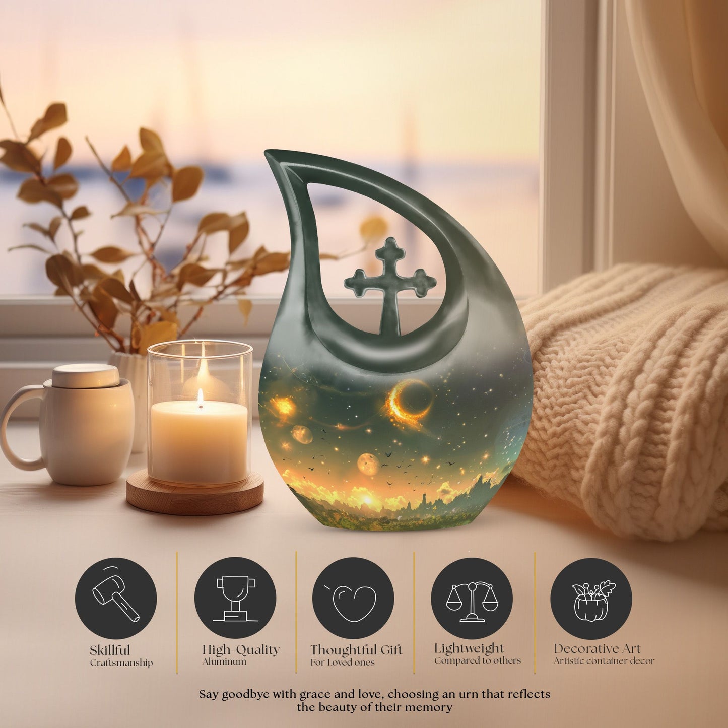 Large Celestial Reverie Urn