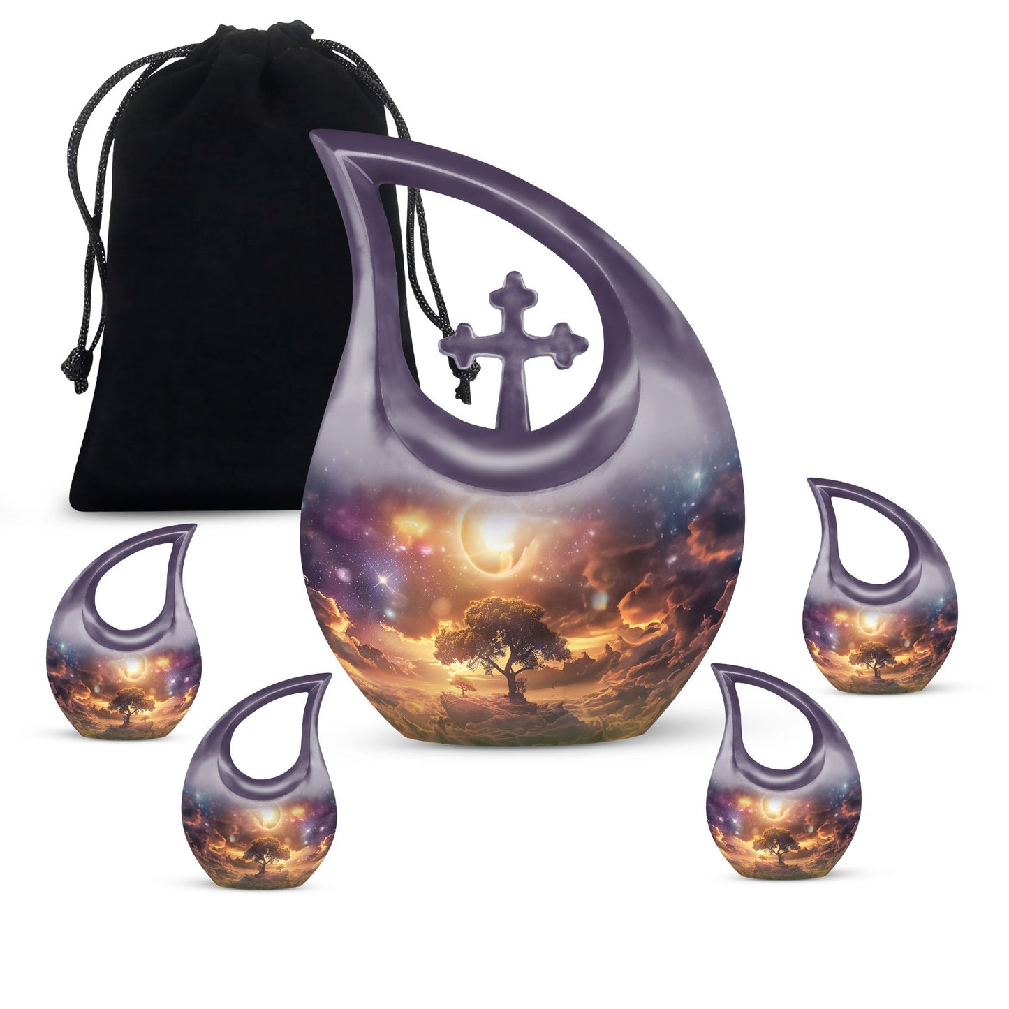 Solar Symphony Decorative Urn