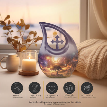 Solar Symphony Decorative Urn