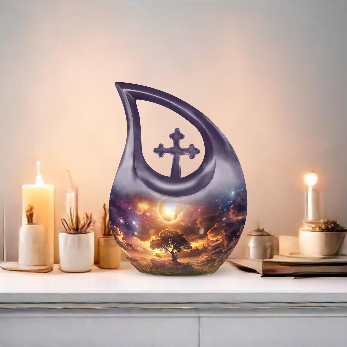 Solar Symphony Decorative Urn