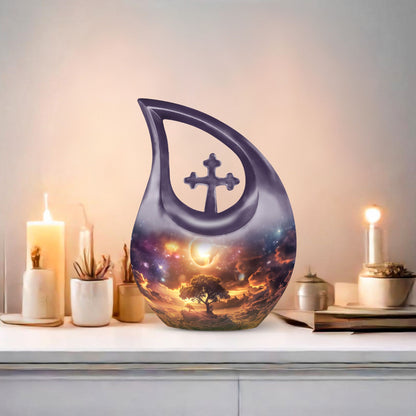Solar Symphony Decorative Urn