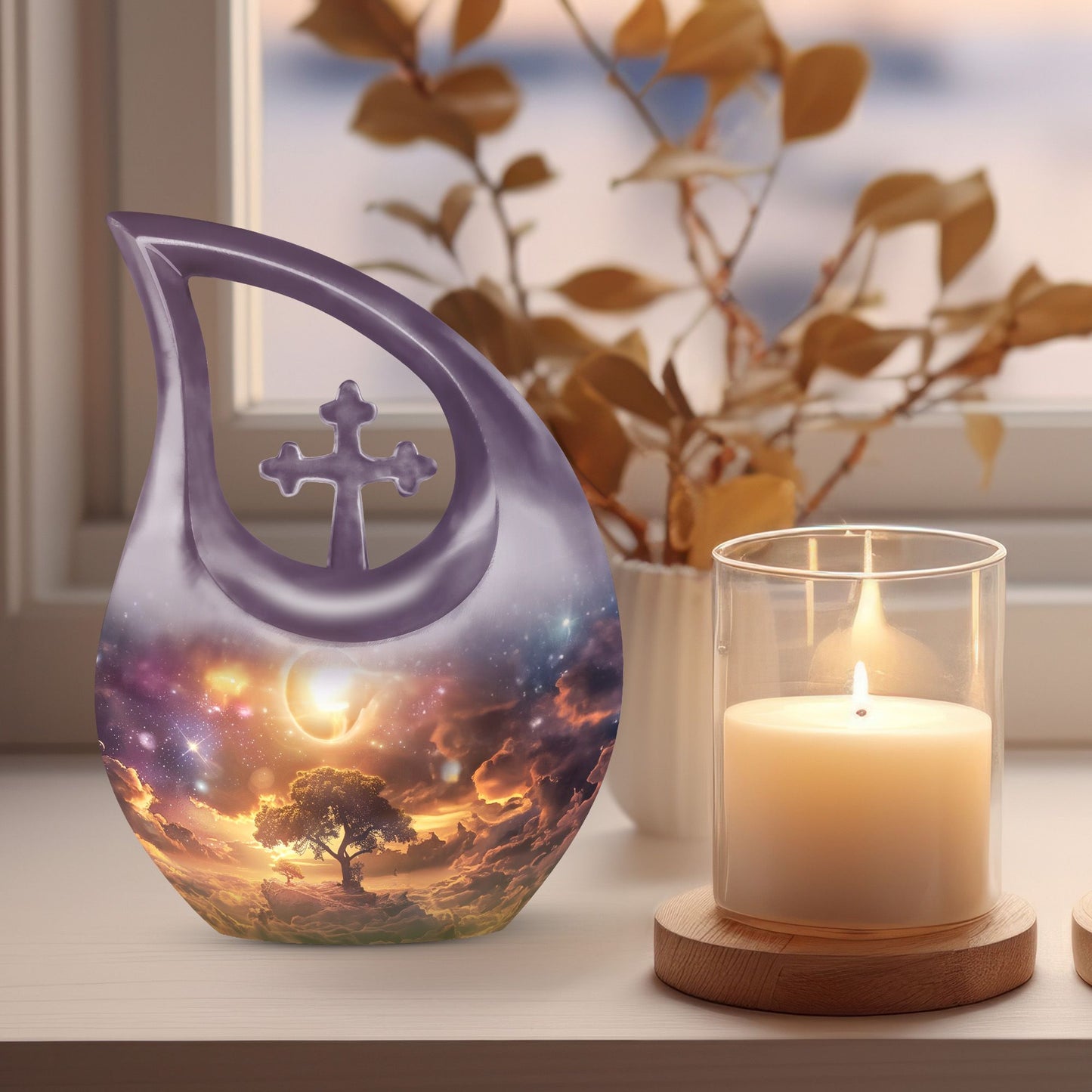 Solar Symphony Decorative Urn
