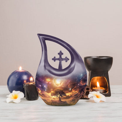 Solar Symphony Decorative Urn