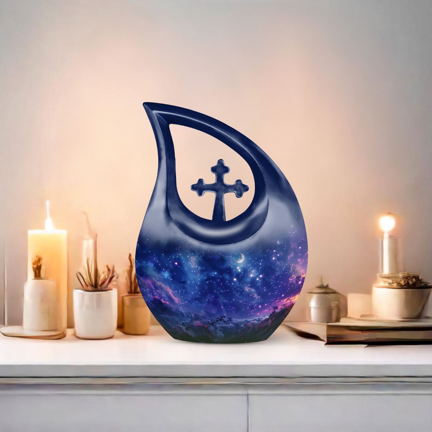 Cosmic Blossom Urn