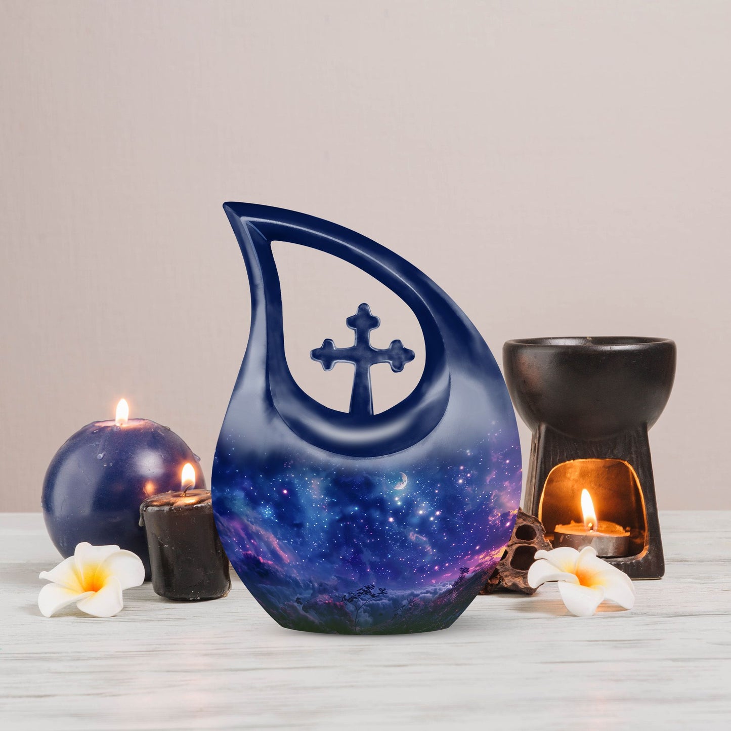 Cosmic Blossom Urn
