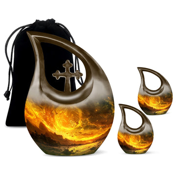 Small Urn Set of 2 -3