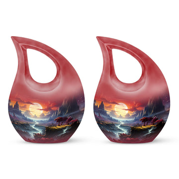 Small Urn Set of 2 -3