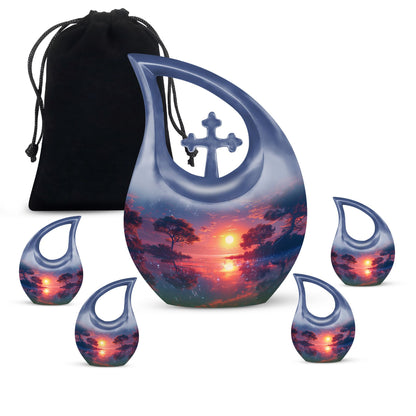 Medium size crimson urn