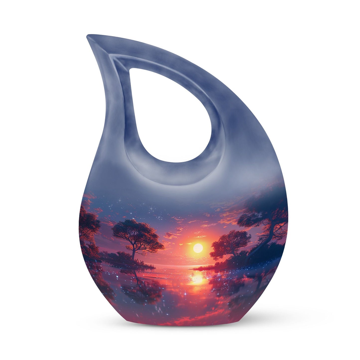 Medium size crimson urn