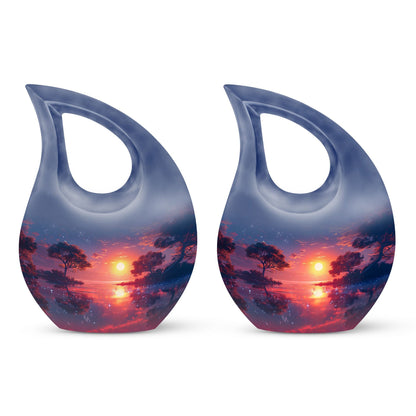 Medium size crimson urn
