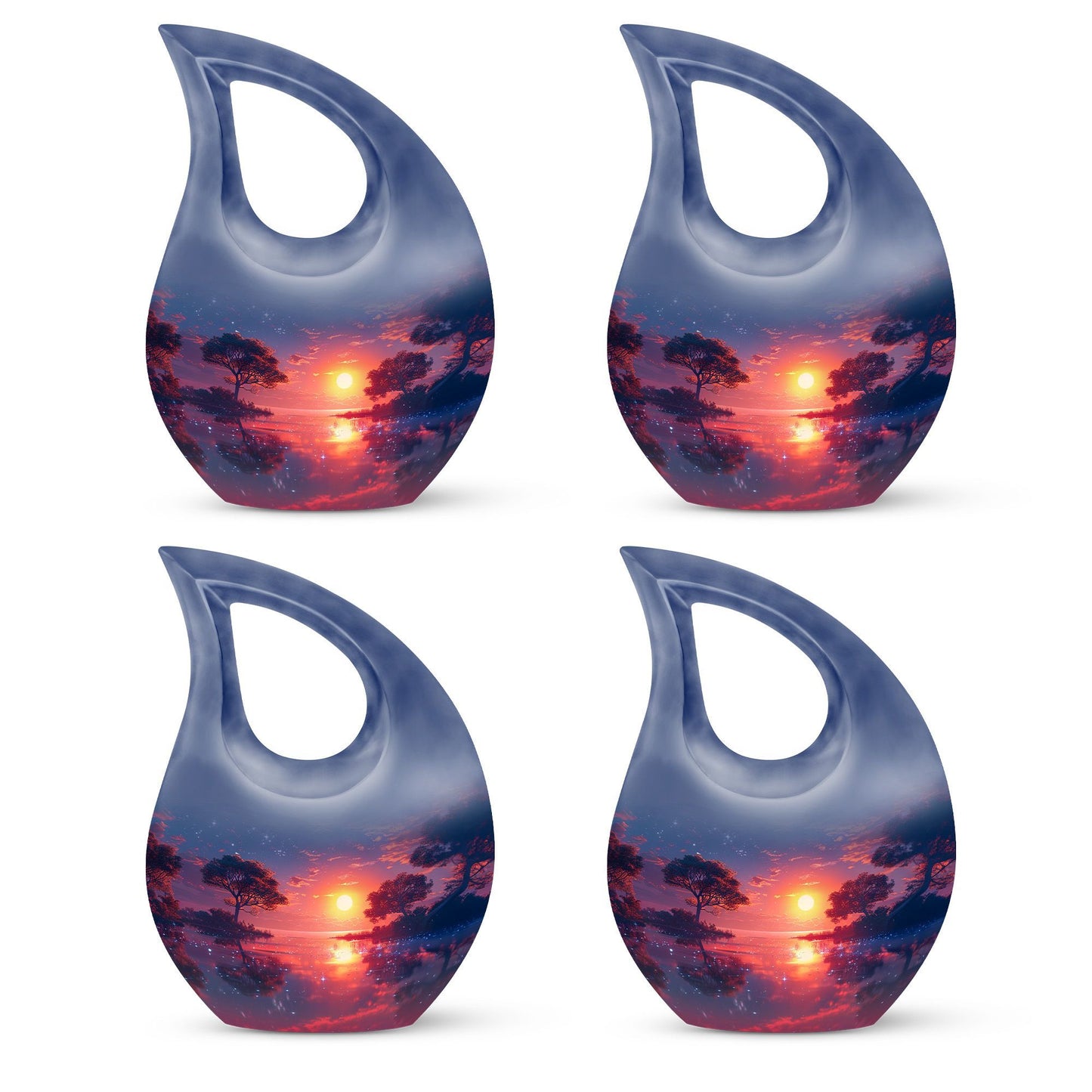 Medium size crimson urn