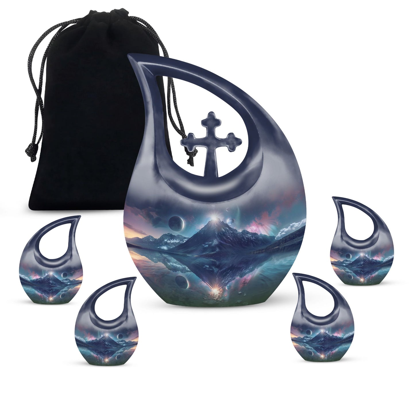 Galactic Reflections Urn