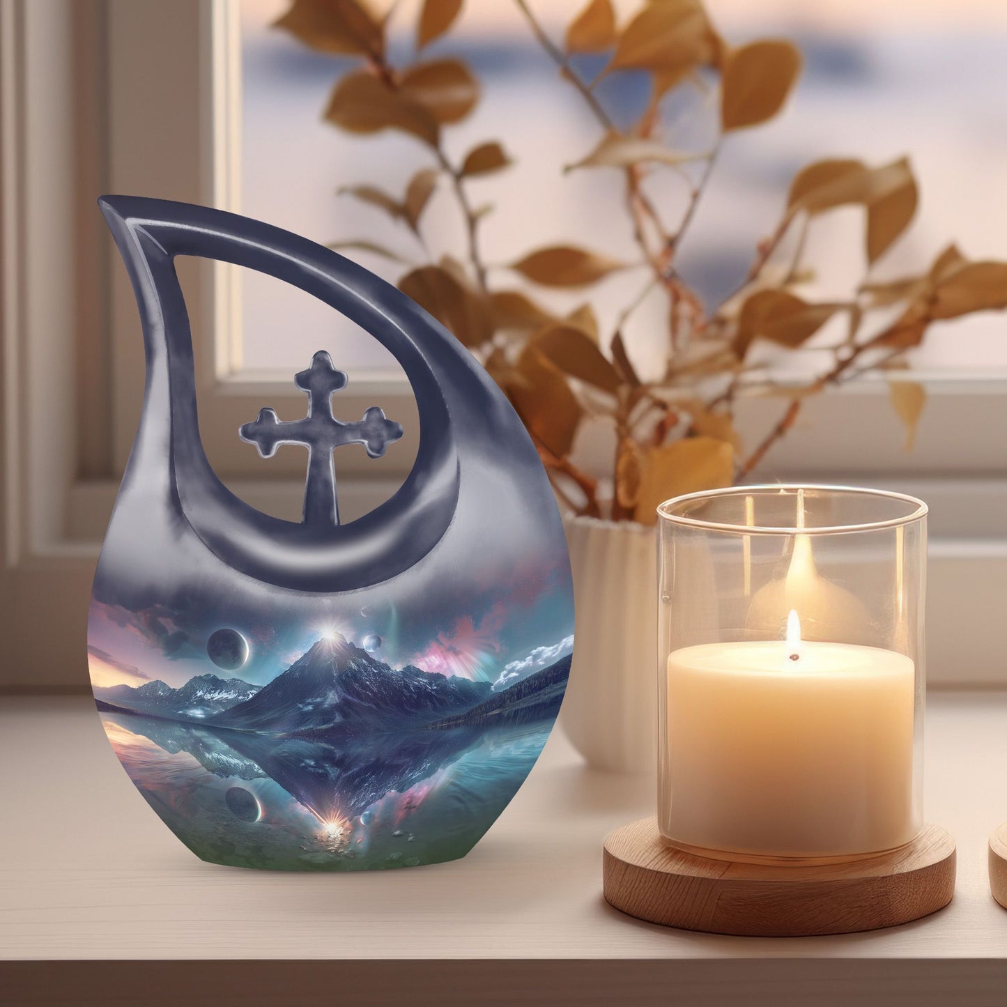 Galactic Reflections Urn